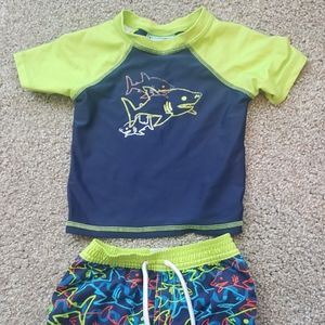 Swim suit w matching hat